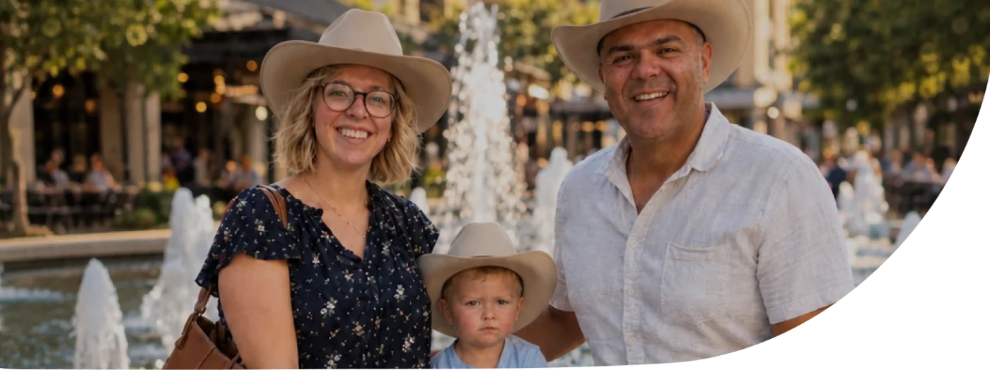 Silvio e a família em Dallas