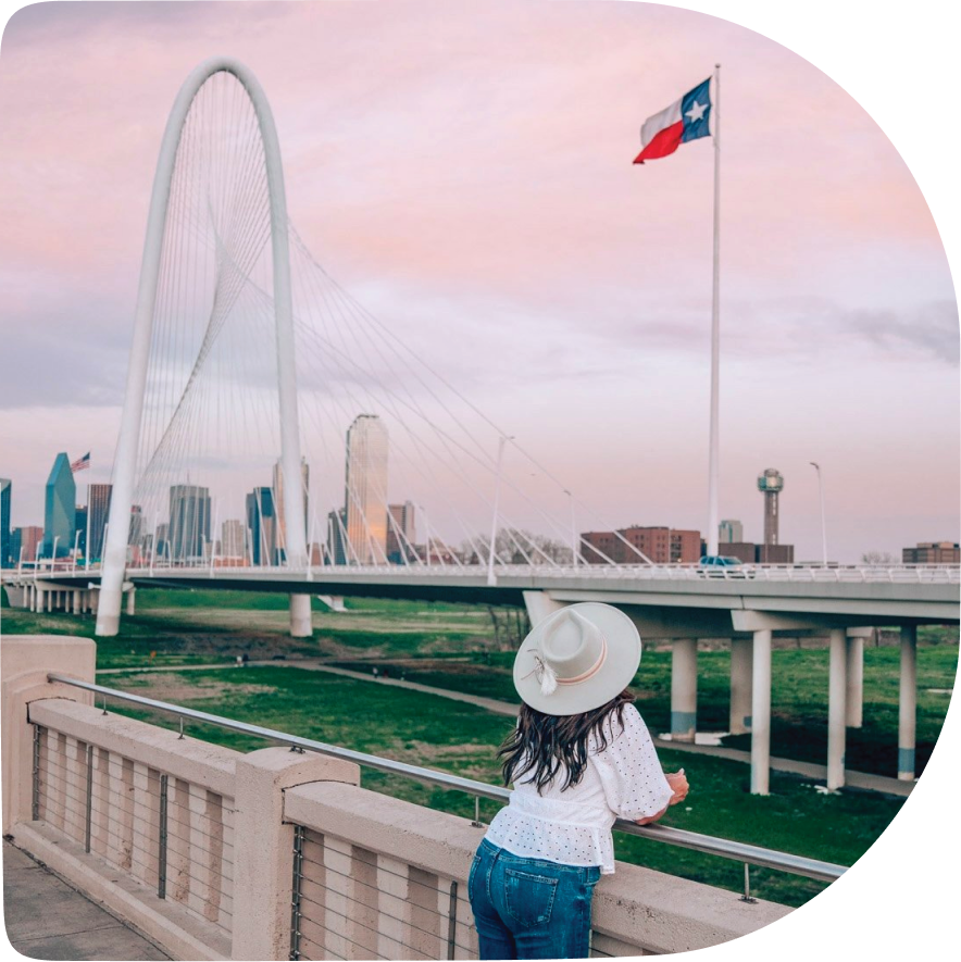 Dallas ao entardecer